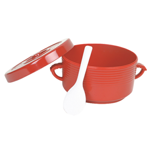 Thunder Group T-334 Plastic Rice Container w/ Lid and Scoop