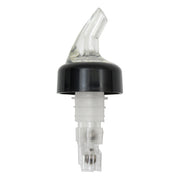 Tablecraft 4248A Proper Pour 1-1/4 oz. Clear Liquor Pourer w/ Clear Dip Tube