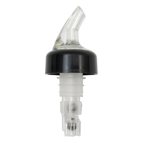 Tablecraft 4248A Proper Pour 1-1/4 oz. Clear Liquor Pourer w/ Clear Dip Tube