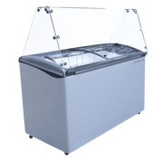 Beverage Air BDC-HC-8 51" Mobile Dipping Cabinet Freezer | (6) 3 Gal. Capacity