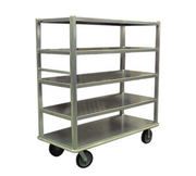 Carter-Hoffmann T726 Aluminum Mobile 6-Shelf Queen Mary Cart | 2,500 Lbs. Capacity