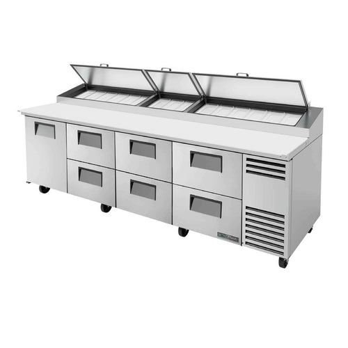 True Mfg. TPP-AT-119D-6-HC Pizza Prep Table