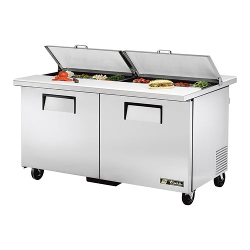 True Mfg. TSSU-60-16-DS-ST-HC Sandwich / Salad Prep Table