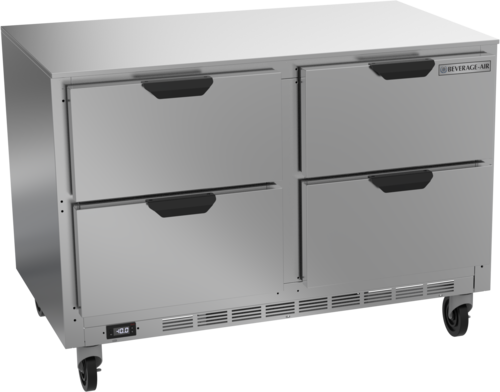Beverage Air UCFD48AHC-4 48" 4 Drawer Undercounter Freezer | 11.16 Cu. Ft.