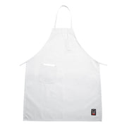 Winco BA-PWH 2 Pocket Bib Apron | White