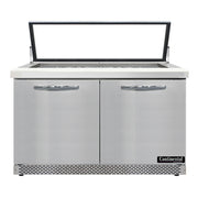 Continental Refrigerator SW48N18M-HGL-FB Refrigerated Counter, Mega Top Sandwich / Salad Unit