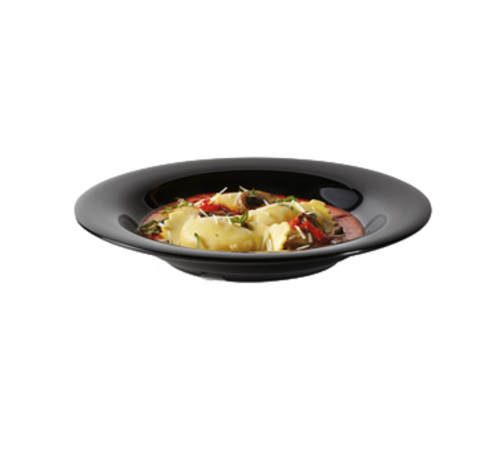 G.E.T. B-139-BK Black Elegance 9-1/4" 13 oz. Black Melamine Bowl | Case of 24