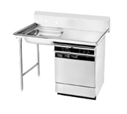 Advance Tabco DTU-U60-72L-X 72" x 30" Stainless Steel Undercounter Dishtable w/ Left Sink Bowl
