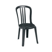 Grosfillex US495517 Miami Bistro Outdoor Chair | Black