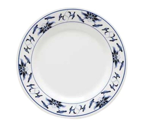 G.E.T. M-5080-B Water Lily 9-1/2" Melamine Plate | Case of 12