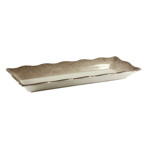 Thunder Group SD3318J 58 oz. Jazz-Patterned Rectangular Serving Bowl