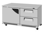 Turbo Air TUR-60SD-D2R(L)-FB-N Undercounter Refrigerator