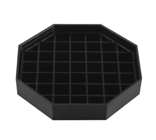 Bar Maid CR-1440 6" Black Portable Drip Tray
