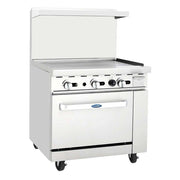 Atosa AGR-36G 36" CookRite Gas Range w/ Griddle Top | 103,000 BTU