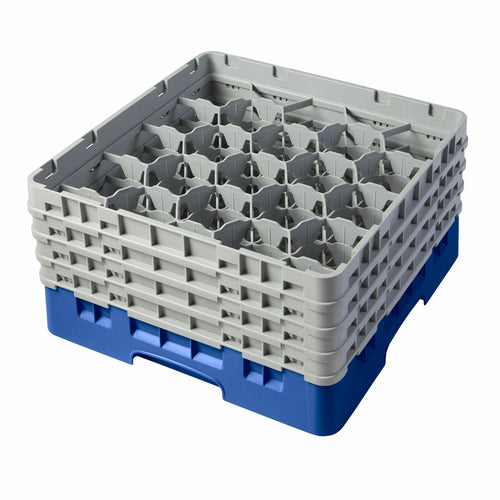 Cambro 20S800 Camrack 20 Compartment Glass Rack w/ 4 Extenders