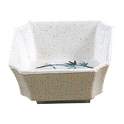 Thunder Group 1002BB 3 1/8" Square Bowl, Blue Bamboo 4 oz. | Case of 12