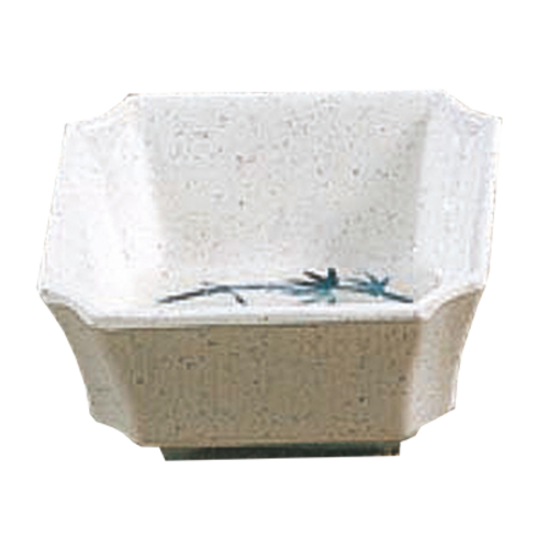 Thunder Group 1002BB 3 1/8" Square Bowl, Blue Bamboo 4 oz. | Case of 12