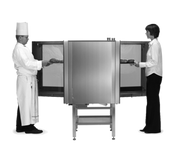 Blodgett INVOQ 61BLE-PT Single Full Size Boilerless Pass-Thru Combi Oven | 5 Pan Capacity