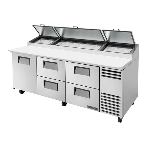 True Mfg. TPP-AT2-93D-4-HC Pizza Prep Table