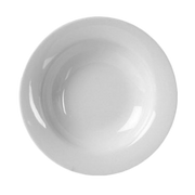 Thunder Group CR5077W 7 3/4" Wide Rim Salad Bowl, White 8 oz. | Case of 12