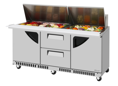 Turbo Air TST-72SD-30-LD2R-FB-N Mega Top Sandwich / Salad Prep Table
