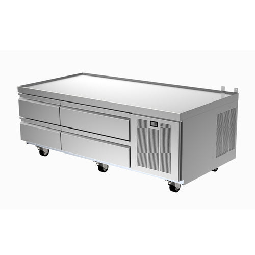 Delfield F2962CP 62" 4-Drawer Low-Profile Chef Base Refrigerator | 6-Pan Capacity
