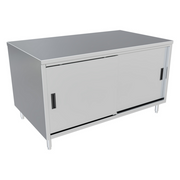BK Resources CST-3660S2 Work Table, Cabinet Base Sliding Doors