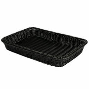 G.E.T. WB-1509 18 x 12-1/4" Rectangle Polyweave Basket