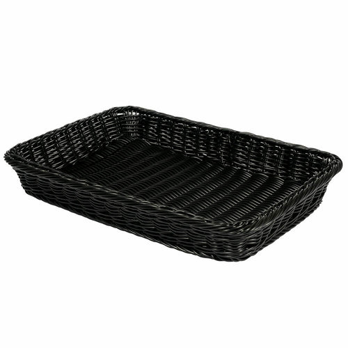 G.E.T. WB-1509 18 x 12-1/4" Rectangle Polyweave Basket