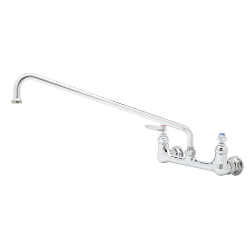 T&S Brass B-0230 8" Center Wall Mount Mixing Faucet w/ 18" Nozzle