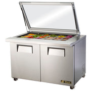 True Mfg. TSSU-48-18M-B-FGLID-HC Mega Top Sandwich / Salad Prep Table