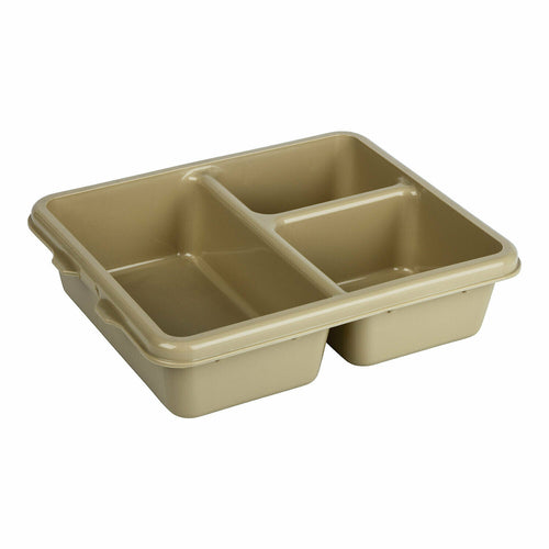 Cambro 9113CP 3 Compartment Meal Delivery Tray | 8-7/8" x 10-11/16"