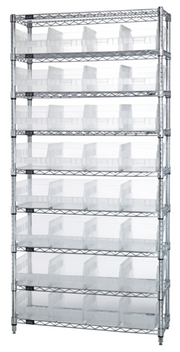 Quantum WR9-214CL Shelving Unit, Wire