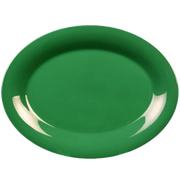Thunder Group CR212GR Green 12" X 9" Platter | Case of 12