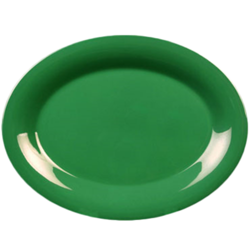 Thunder Group CR212GR Green 12" X 9" Platter | Case of 12
