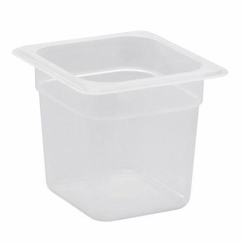 Cambro 66PP190 Polypropylene 1/6 Size Food Pan | 6” Deep