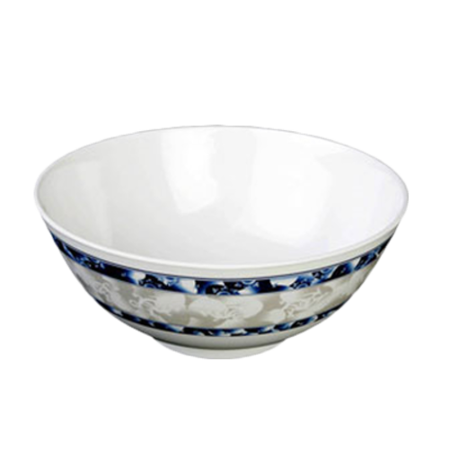 Thunder Group 5208DL 8" Rice Bowl, Blue Dragon 56 oz. | Case of 12