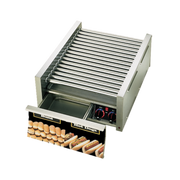 Star Grill-Max 45STBD 45 Hot Dog Roller Grill w/ 32 Bun Drawer | StalTek Rollers
