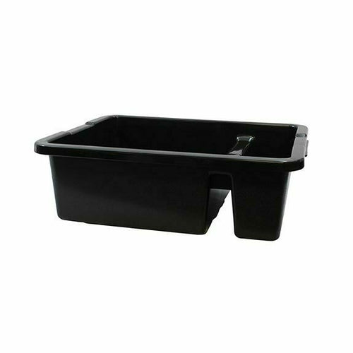 Tablecraft 1547B Heavy-Duty Divided Bus Tub | 21" x 17" x 7"