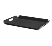 G.E.T. RST-1523-BK Black 21-1/4" x 15-1/4" Melamine Serving Tray