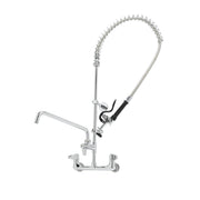 T&S Brass 5PR-8W12 8" Center Wall Mount Prerinse Unit w/12" Spout