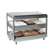 Nemco 6480-18 18” Dual Shelf Countertop Heated Merchandiser | 860 Watts