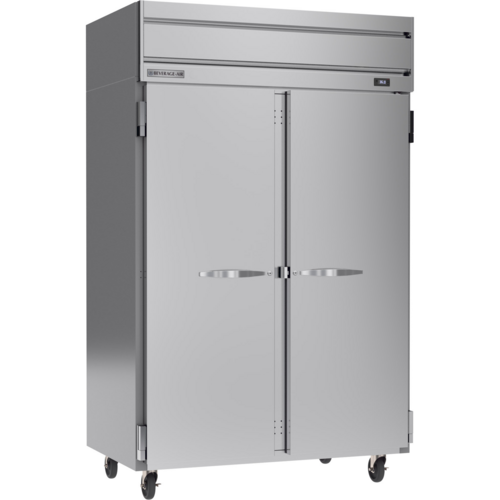 Beverage Air HR2HC-1S 52" 2 Solid Door Top Mount Reach In Refrigerator | 45.2 Cu. Ft.