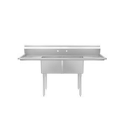 Atosa USA, Inc. SS1818D21D18 Sink, (2) Two Compartment