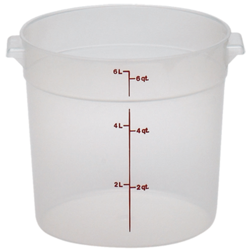 Cambro RFS6PP190 6 qt. Round Storage Container