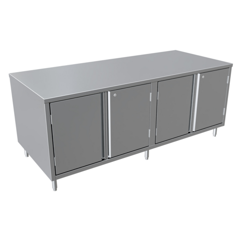 BK Resources CST-3684HL2 Work Table, Cabinet Base Hinged Doors