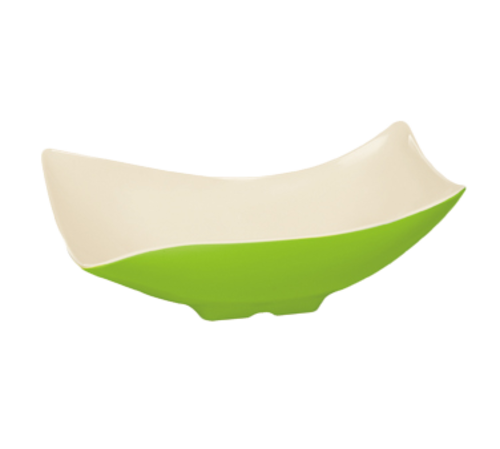 G.E.T. Keywest ML-219-KW 1.9 qt Rectangle Wavy Melamine Serving Bowl