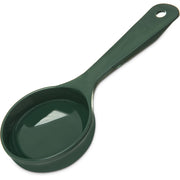 Carlisle 492808 Measure Misers 4 oz. Forest Green Solid Portion Spoon