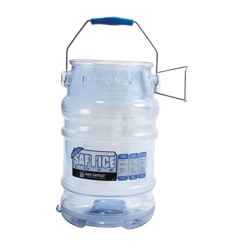 San Jamar SI6000 Saf-T-Ice® 6 gallon Tote