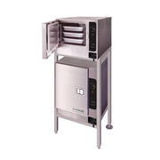 Cleveland SteamChef (2) 22CET63.1 Double Stack Electric Boilerless Convection Steamer | 9 Pan Capacity